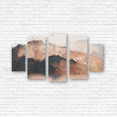 модульные картины Пастельные горы